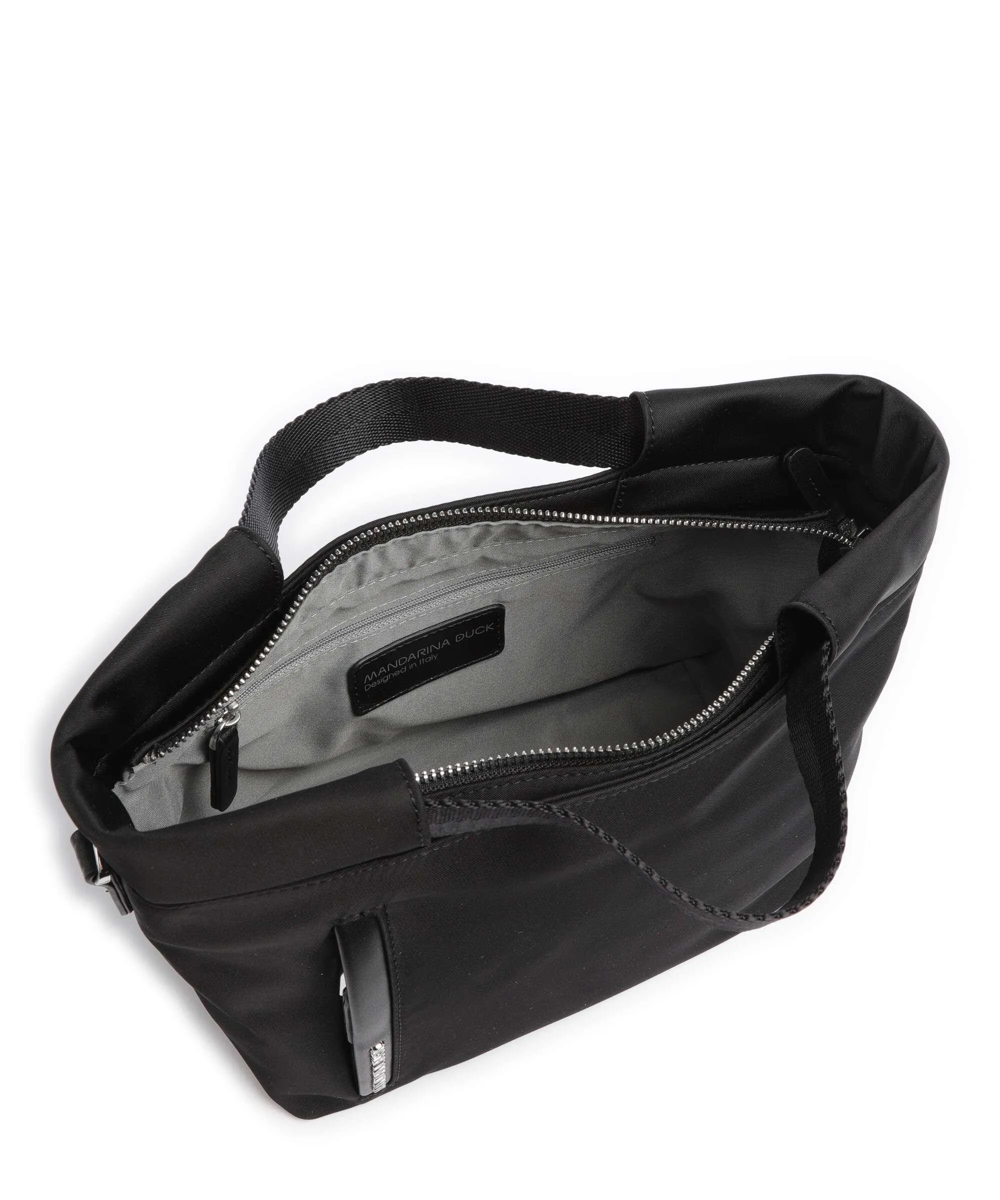 Mandarina Duck Hunter Borsa a mano nylon nero  