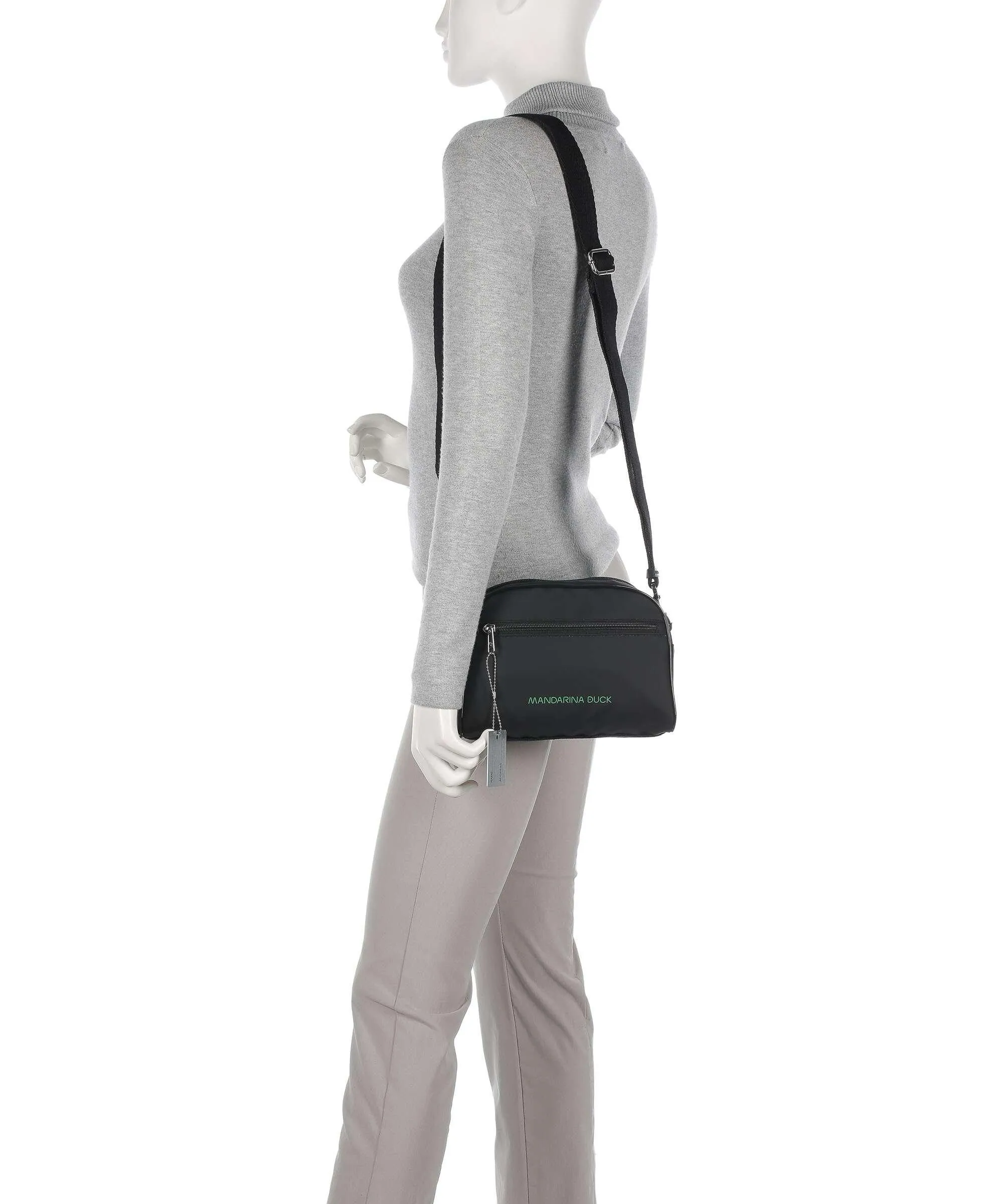  Mandarina Duck Utility Borsa a tracolla poliestere nero  