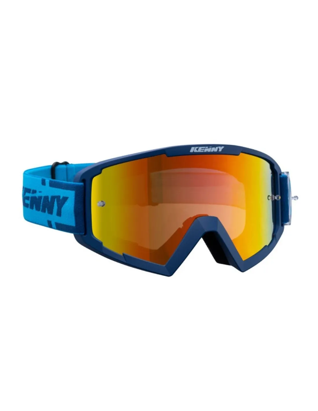 Maschera MTB Kenny Racing Track + Ciano