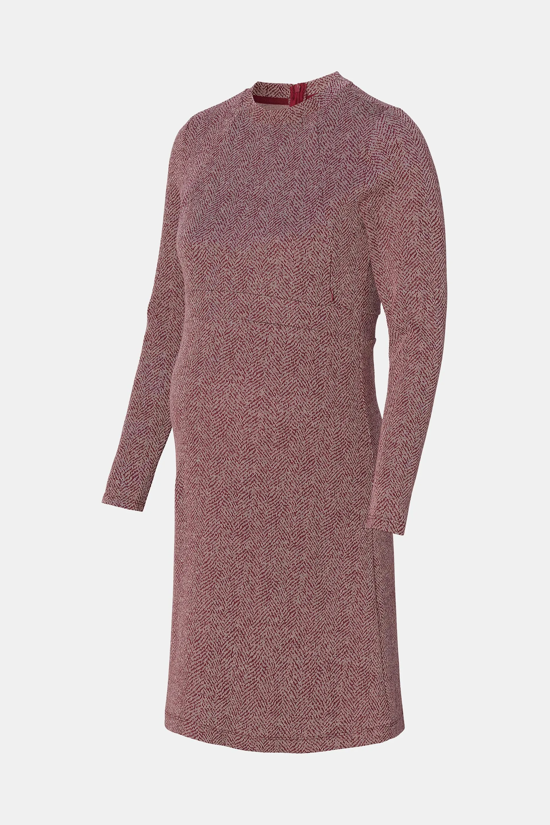 MATERNITY Abito mini in jacquard da allattamento