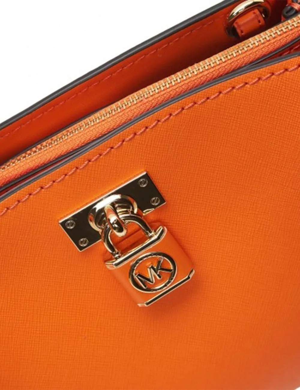 Michael Kors     Borsa a Tracolla Messenger Ruby media in pelle Saffiano Apricot