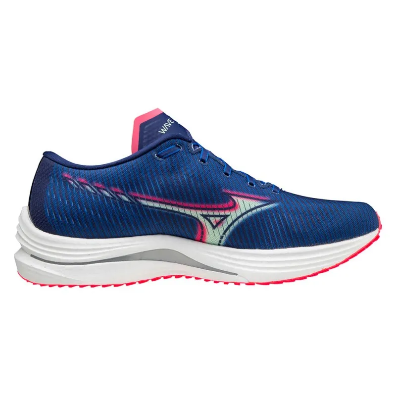 Mizuno Wave Rebellion Blu Verde Rosa Uomo