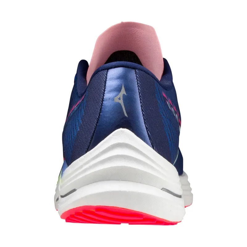 Mizuno Wave Rebellion Blu Verde Rosa Uomo