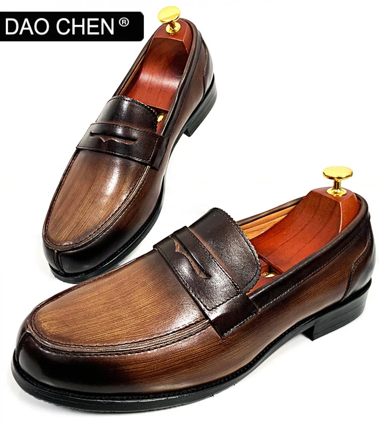 Mocassini Penny Neri Uomo Penny Loafer Scarpe Uomo Penny Loafers Uomo Stile Lusso