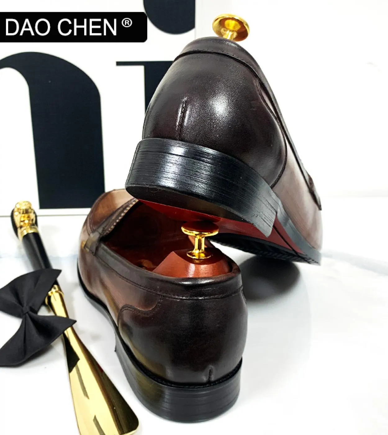 Mocassini Penny Neri Uomo Penny Loafer Scarpe Uomo Penny Loafers Uomo Stile Lusso