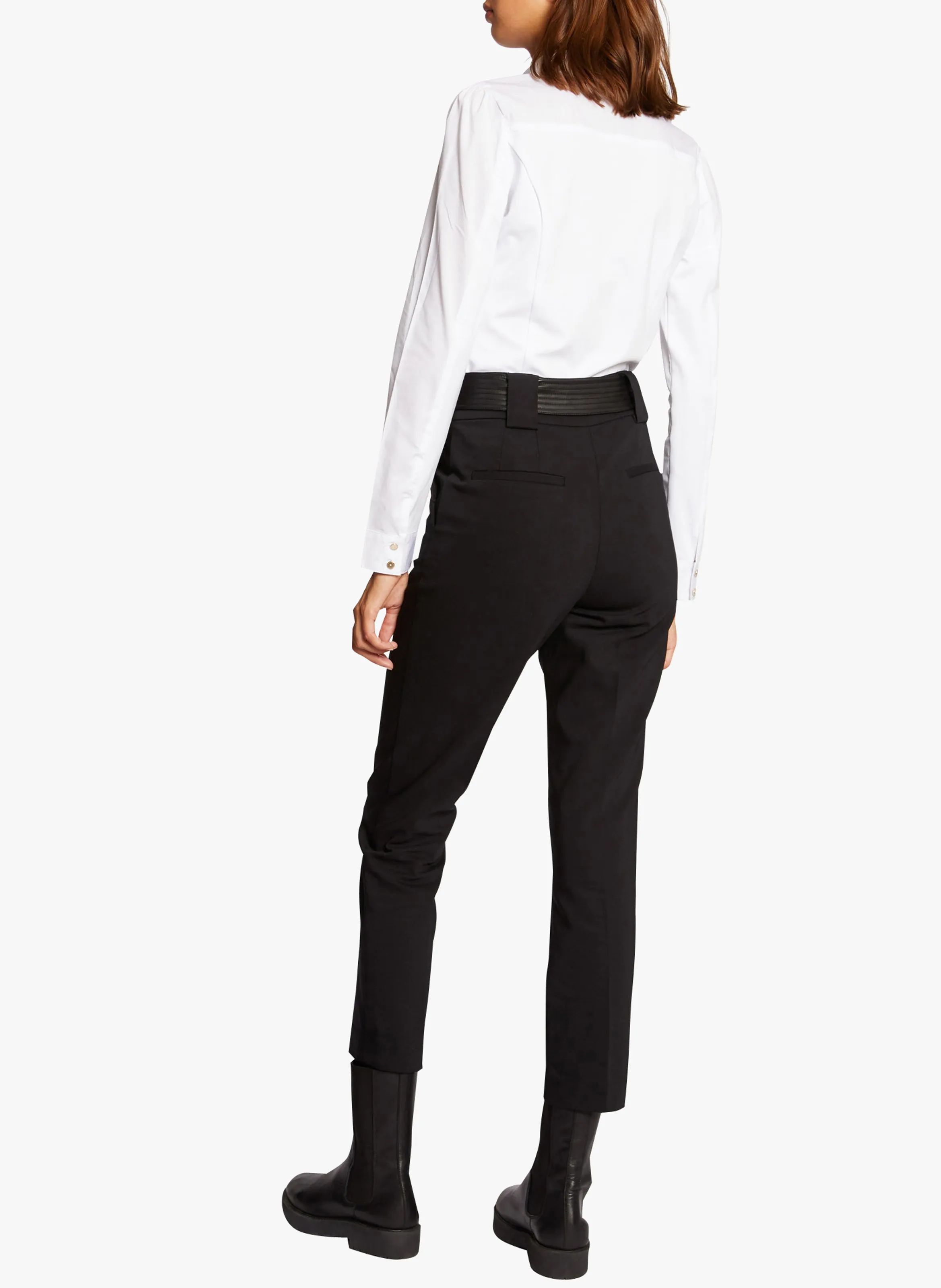  MORGAN   CARAM1.N - Camicia collo classico in misto cotone | Bianco