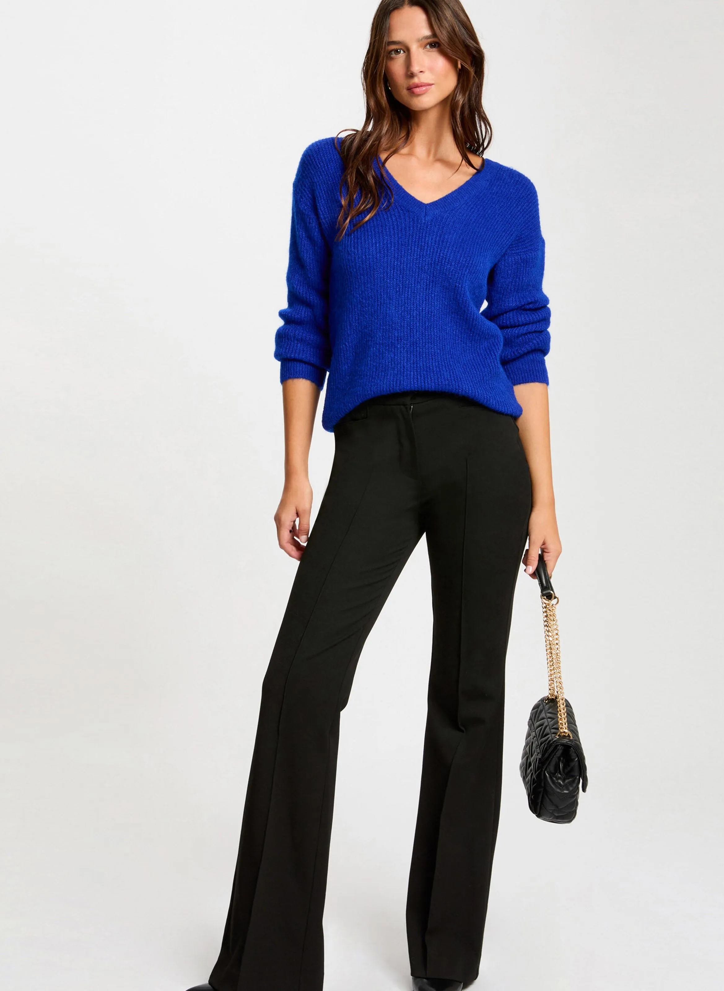  MORGAN   MATILD3 - Maglione scollo a V | Blu