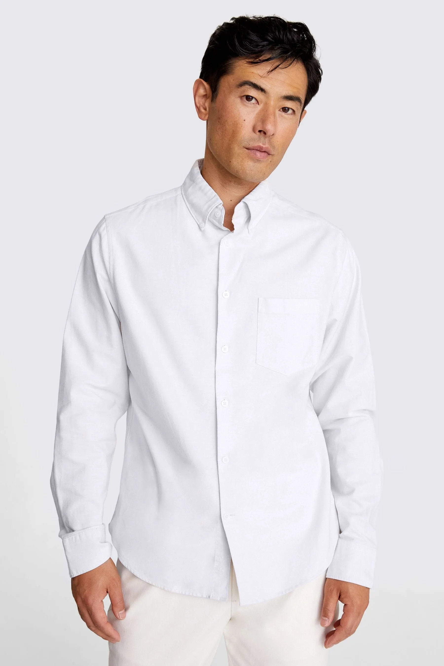 MOSS - Camicia con Oxford lavato