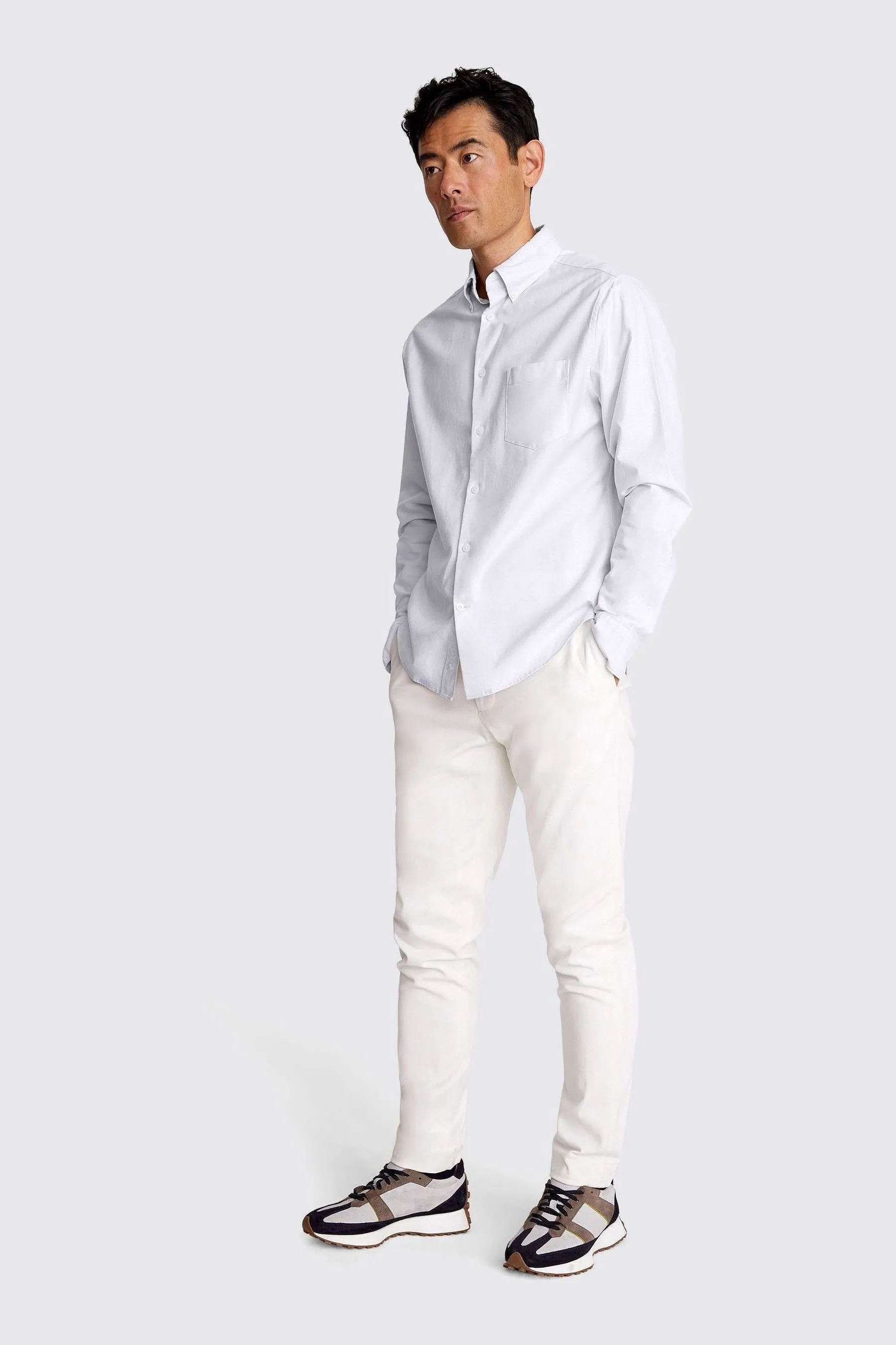 MOSS - Camicia con Oxford lavato