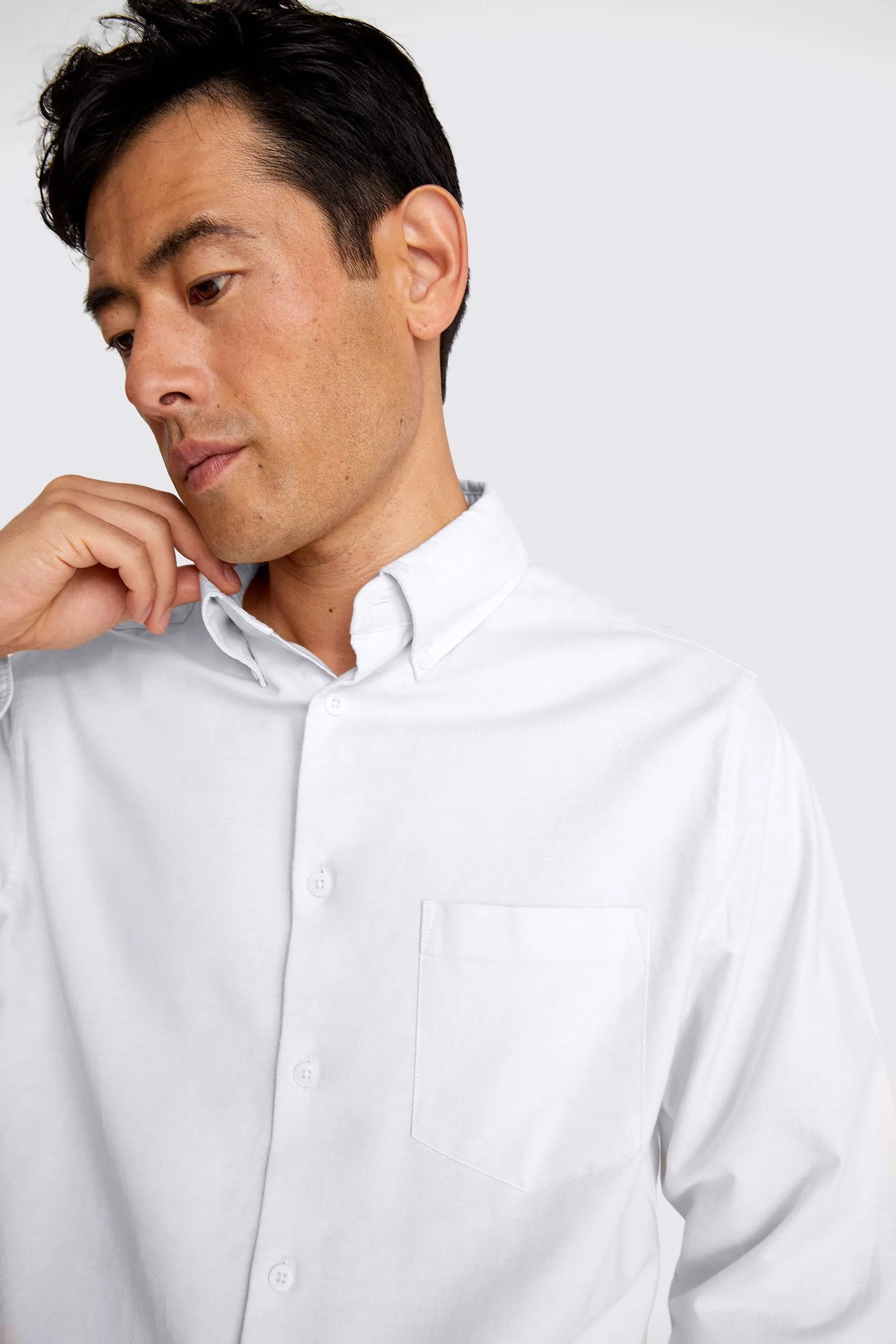 MOSS - Camicia con Oxford lavato