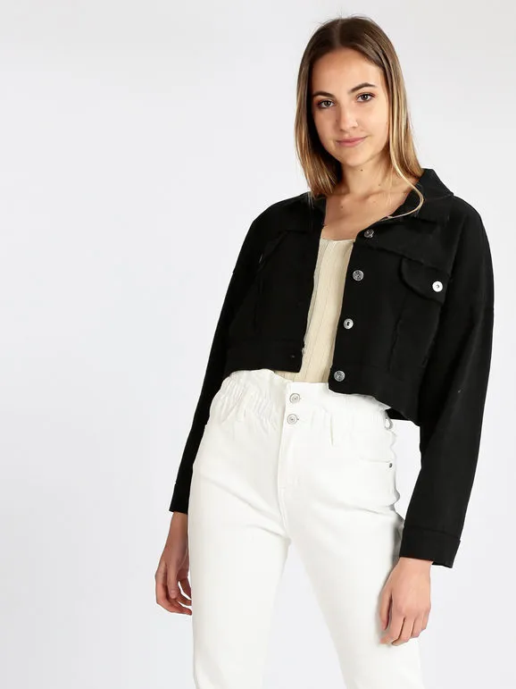 My.Station Veste femme en jean oversize