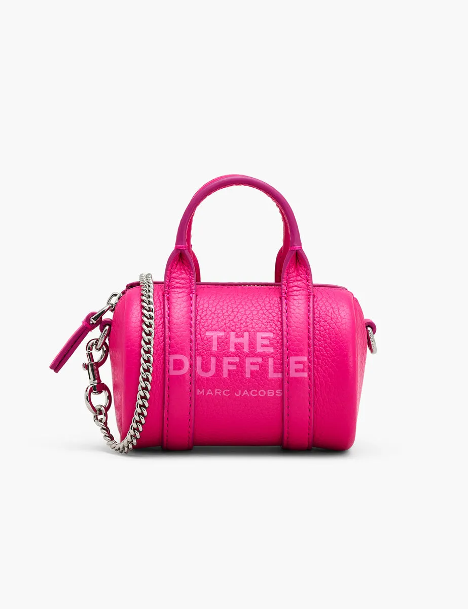 nano duffle crossbody bag hot pink