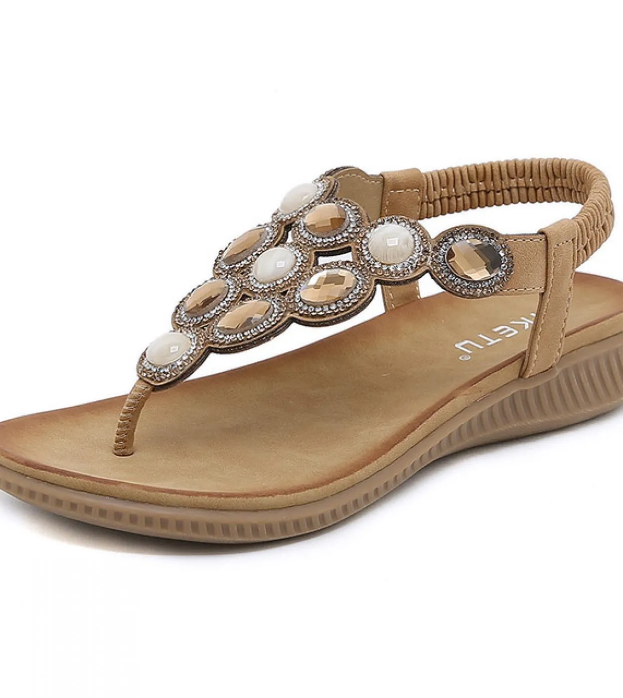 Novità Sandali da donna 2023 Piattaforma Tacco basso Scarpe estive per donna Scarpe da spiaggia casual in cristallo Sandali infr