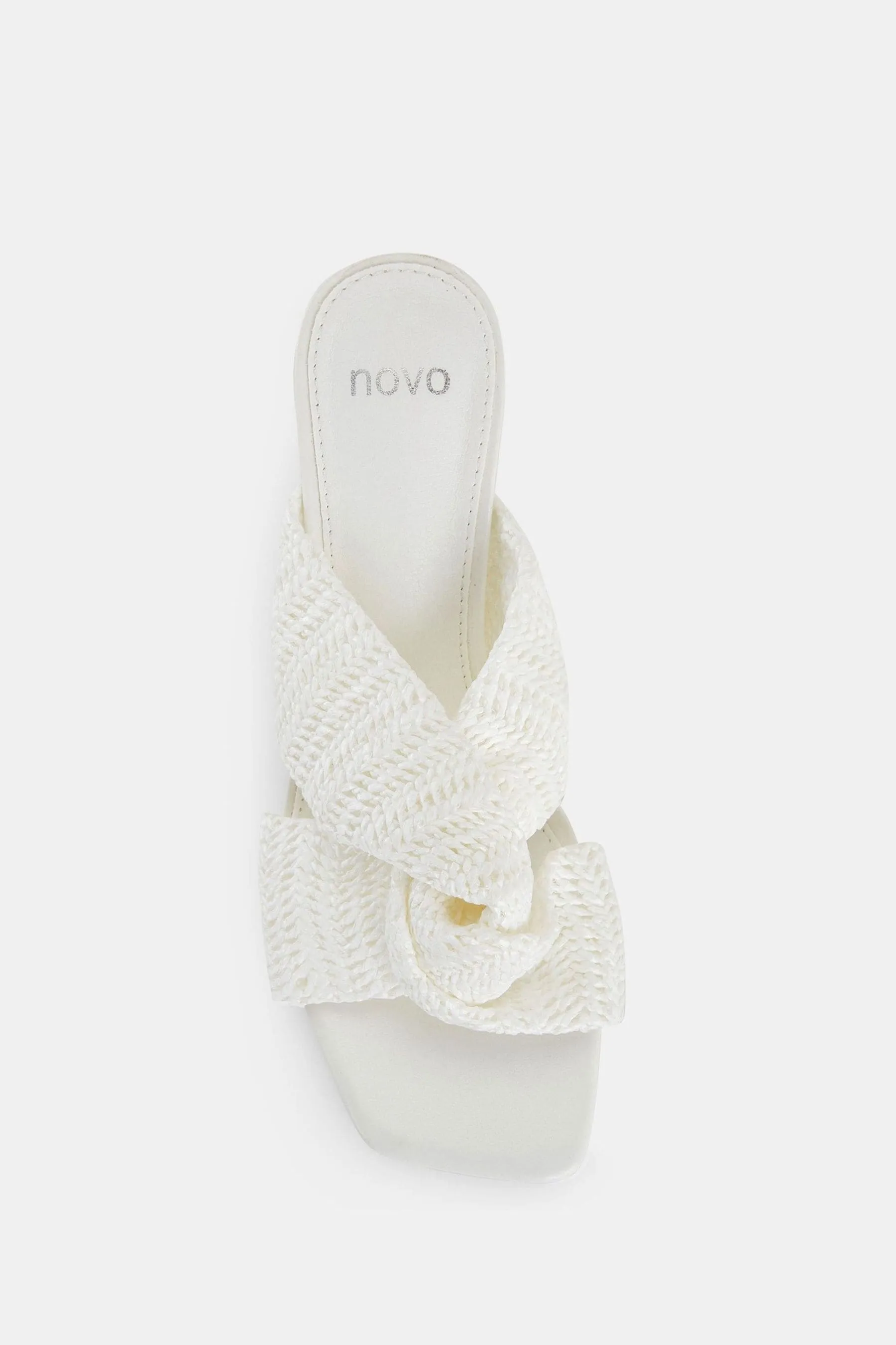 Novo  Multicolore - Sabot in tessuto con tacco basso