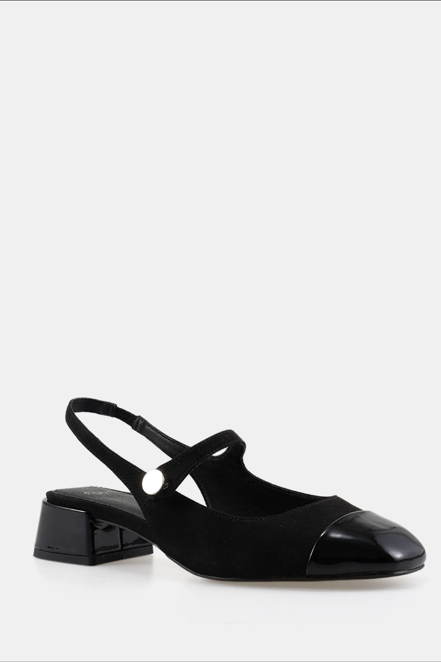 Novo Stampa Zimmy Low Block Slingback Mary Jane Scarpe    