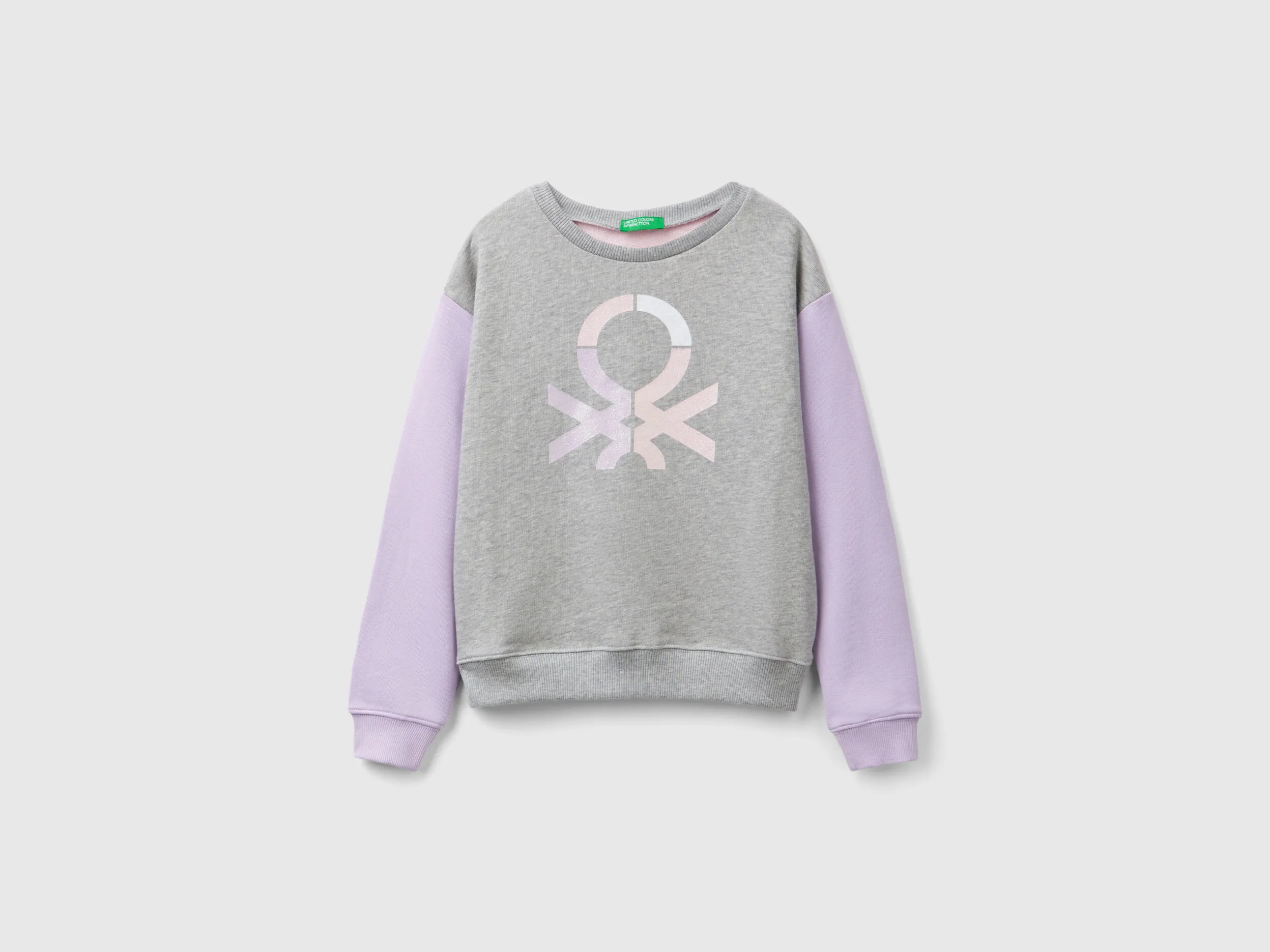 Nuovi arrivi Felpa 100% cotone con logo glitter