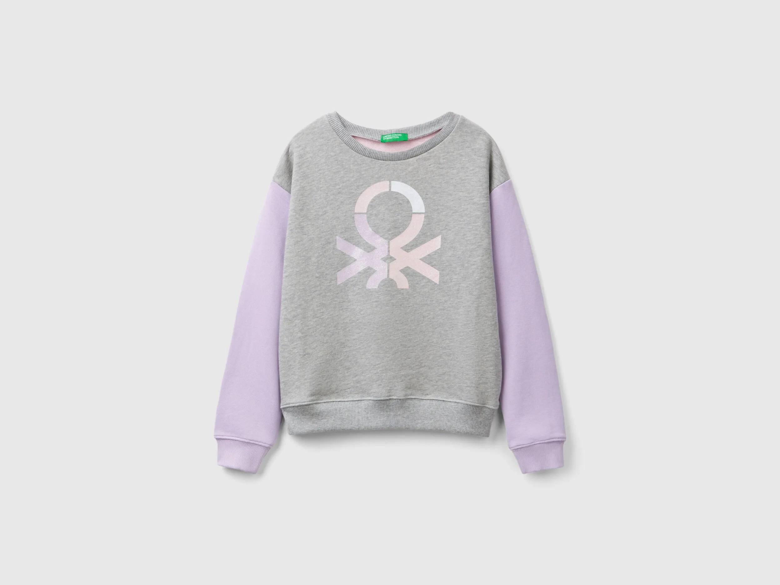 Nuovi arrivi Felpa 100% cotone con logo glitter