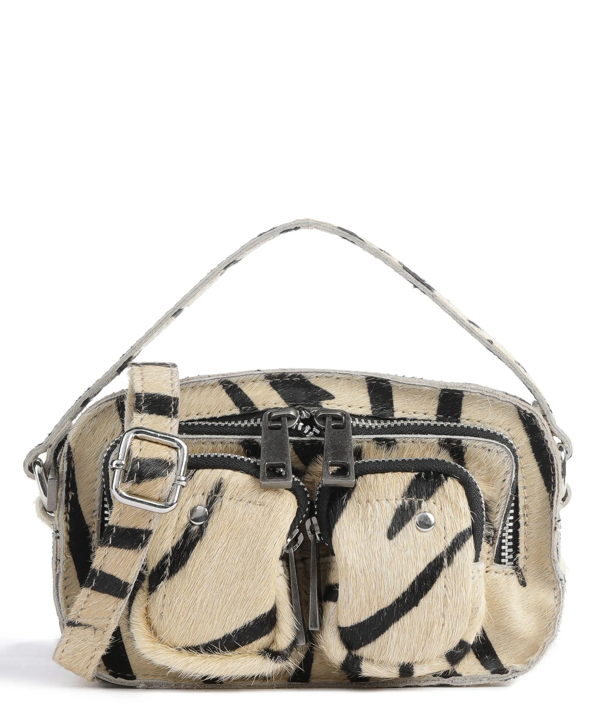  Núnoo Deluxe Helena Borsa a tracolla pelliccia beige  