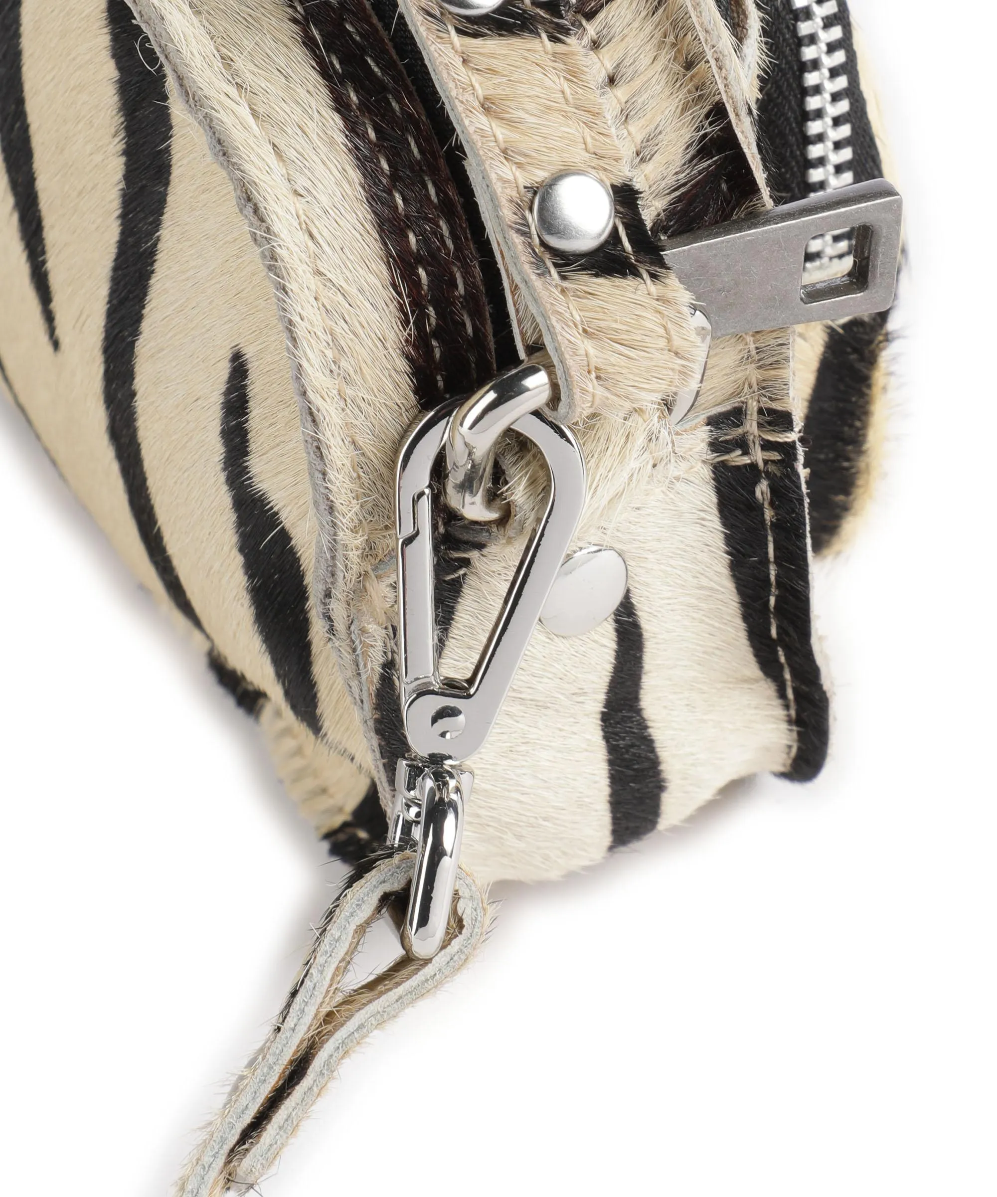  Núnoo Deluxe Helena Borsa a tracolla pelliccia beige  