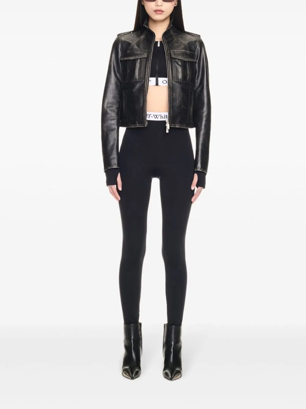   Off-white  Giacca biker 