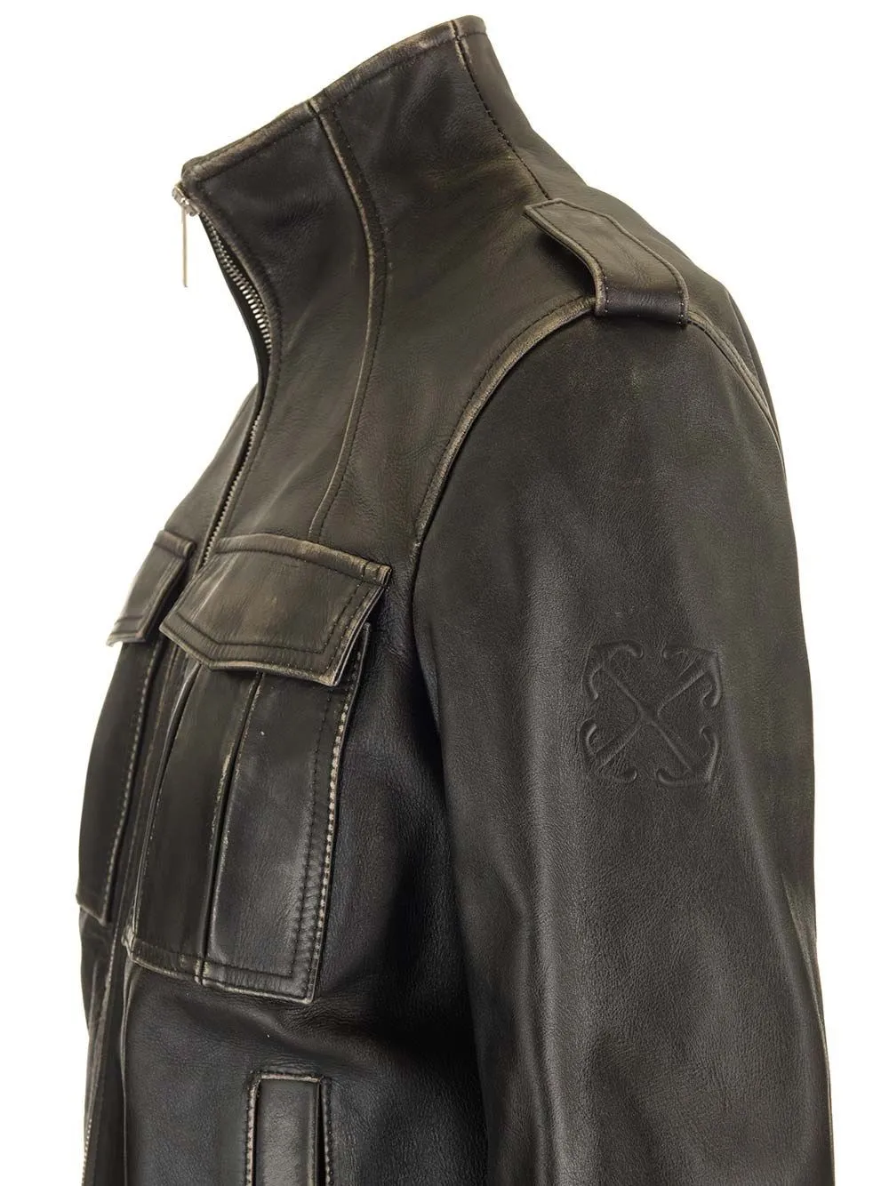   Off-white  Giacca biker 