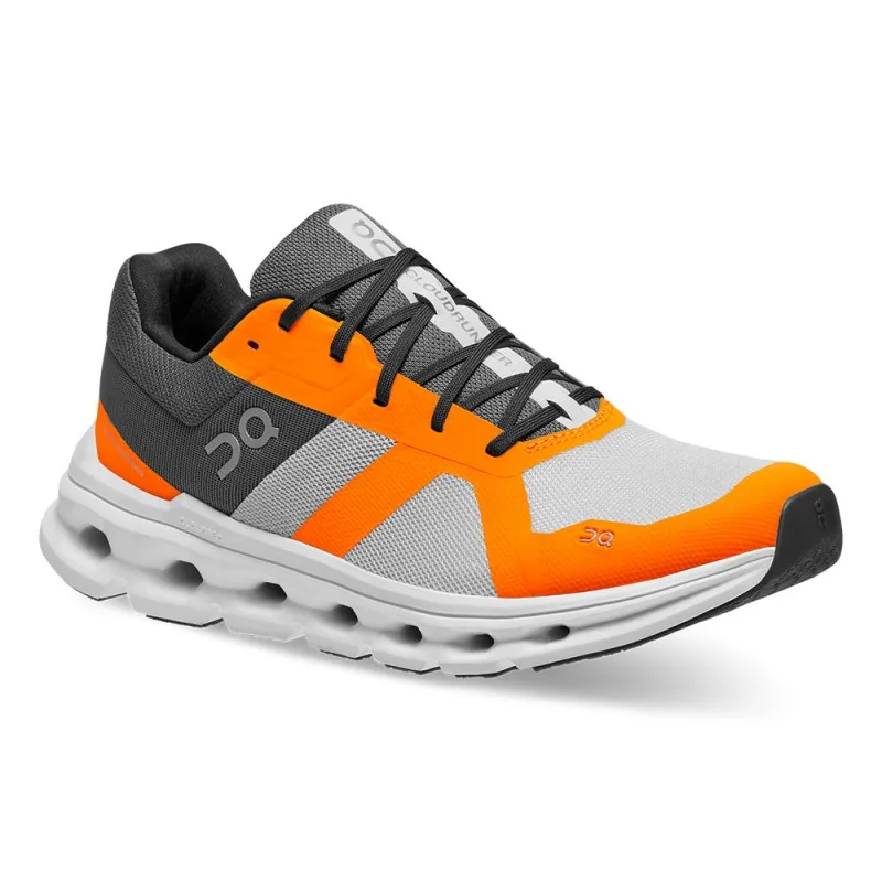 On Cloudrunner Nero Arancione - Scarpe Running Uomo