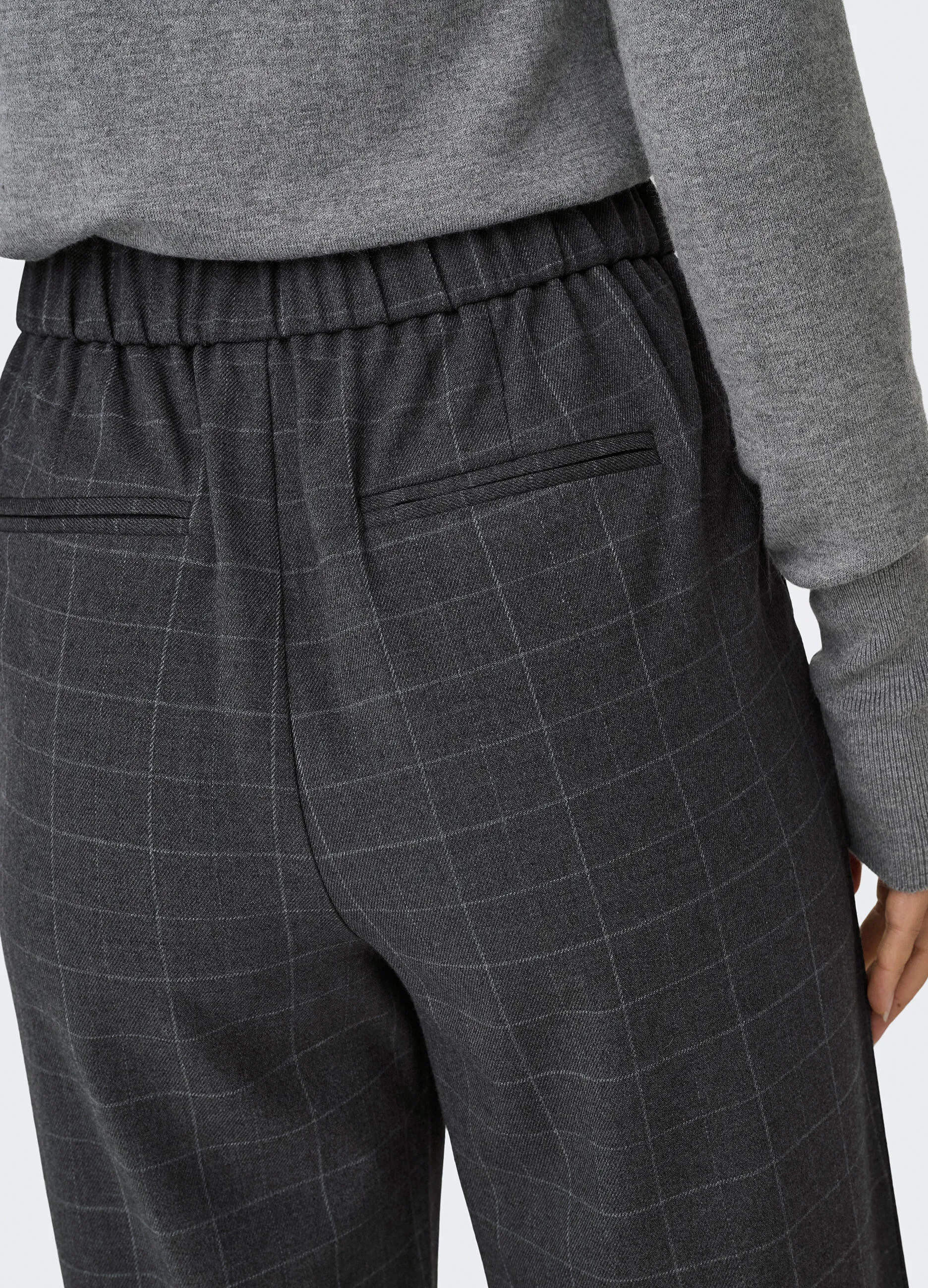 ONLY  Pantaloni con motivo a quadri donna