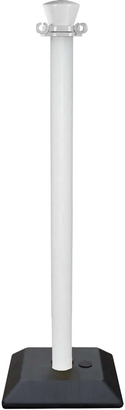 Paletto segnaletico Viso in Plastica, col. Colore bianco