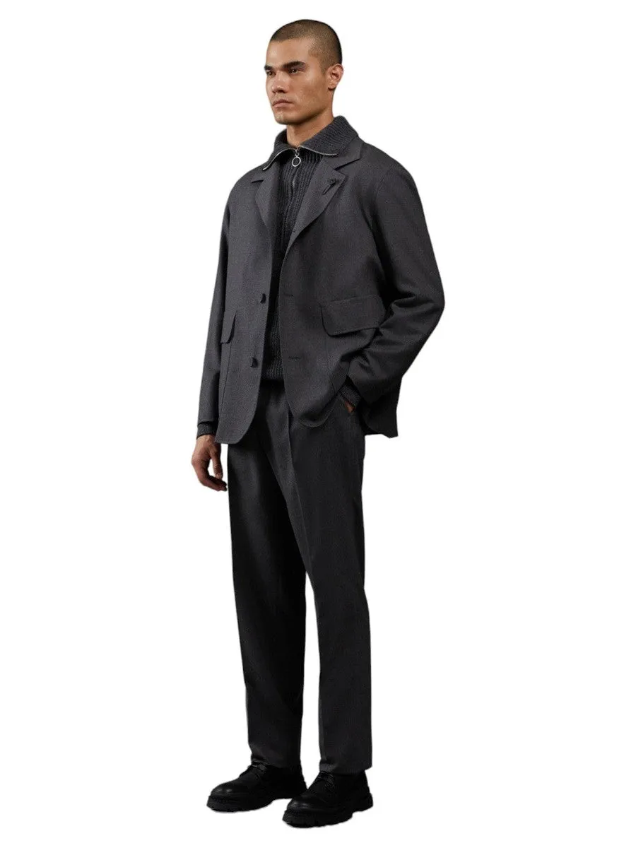 Pantalone grigio monotone