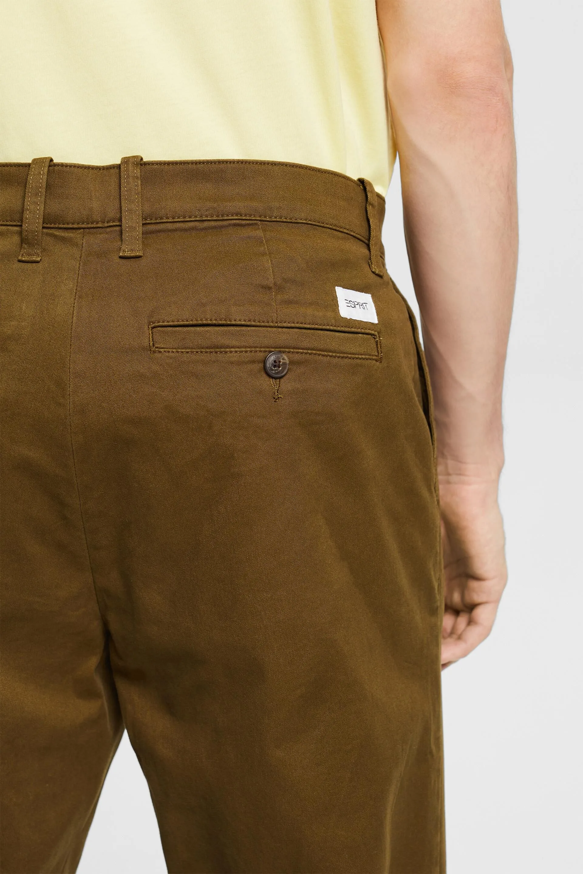 Pantaloni chino a gamba dritta in cotone