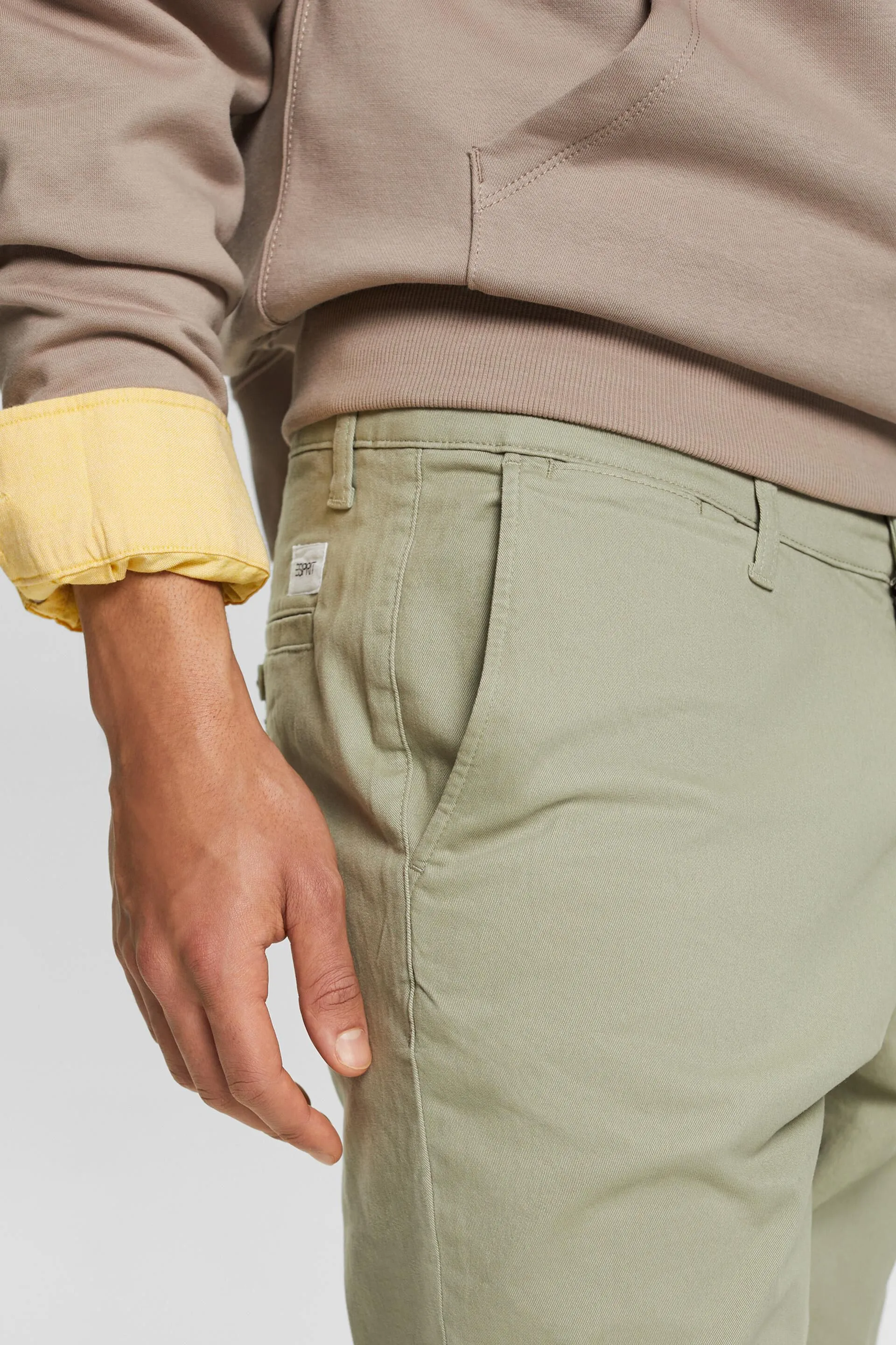 Pantaloni chino con gamba slim