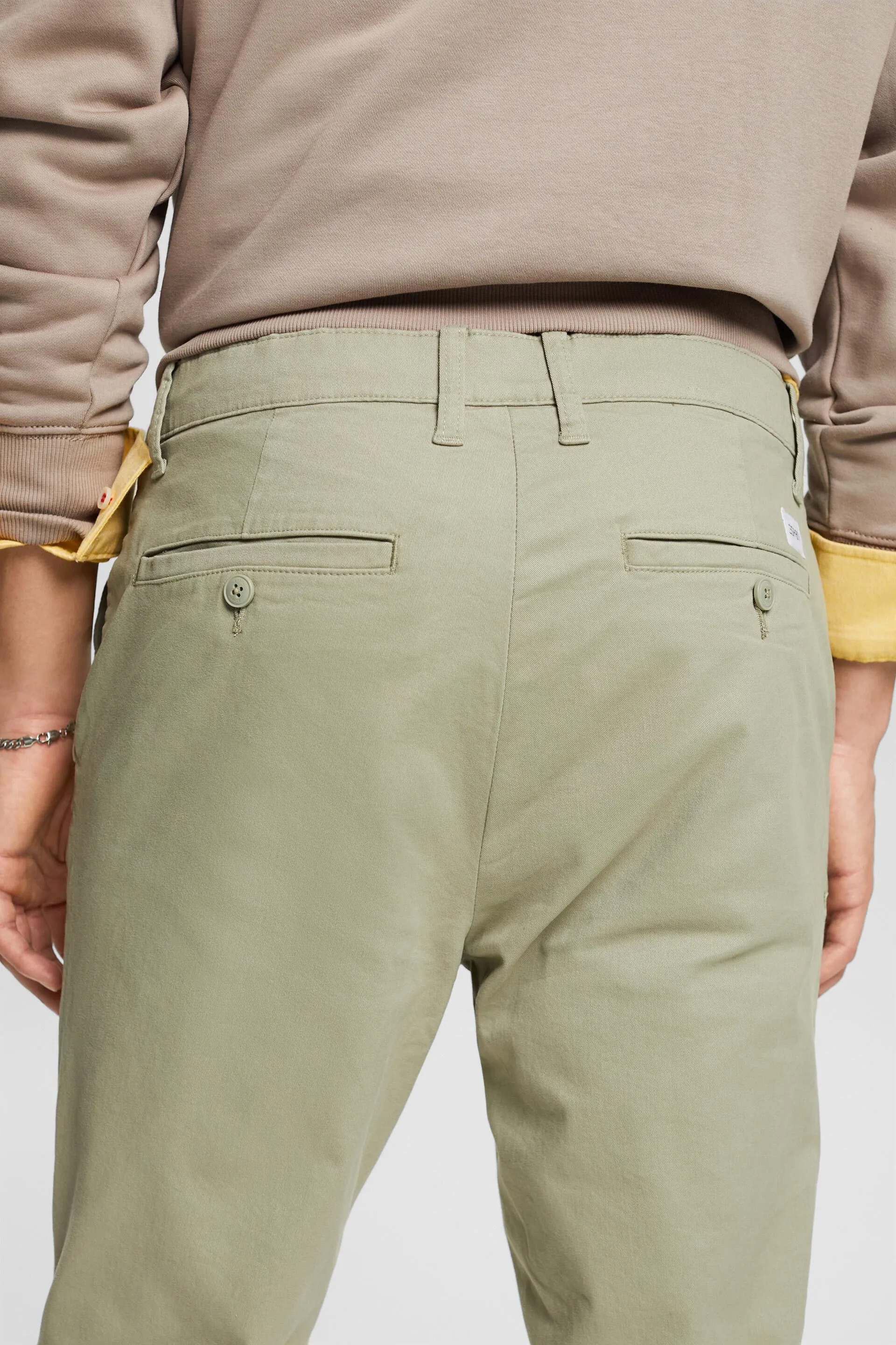 Pantaloni chino con gamba slim