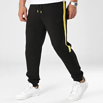 Pantaloni da jogging a fascia 3DPP76-PJEQZ Nero Giallo