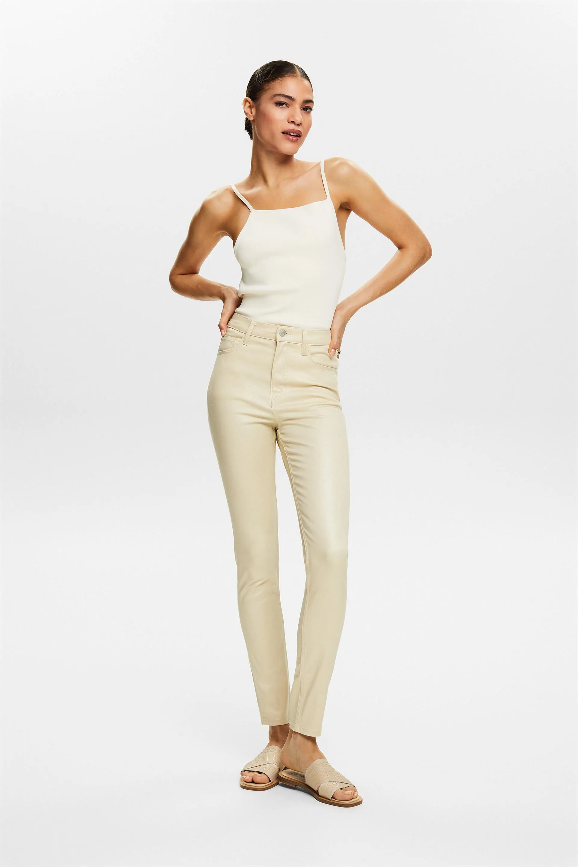 Pants woven