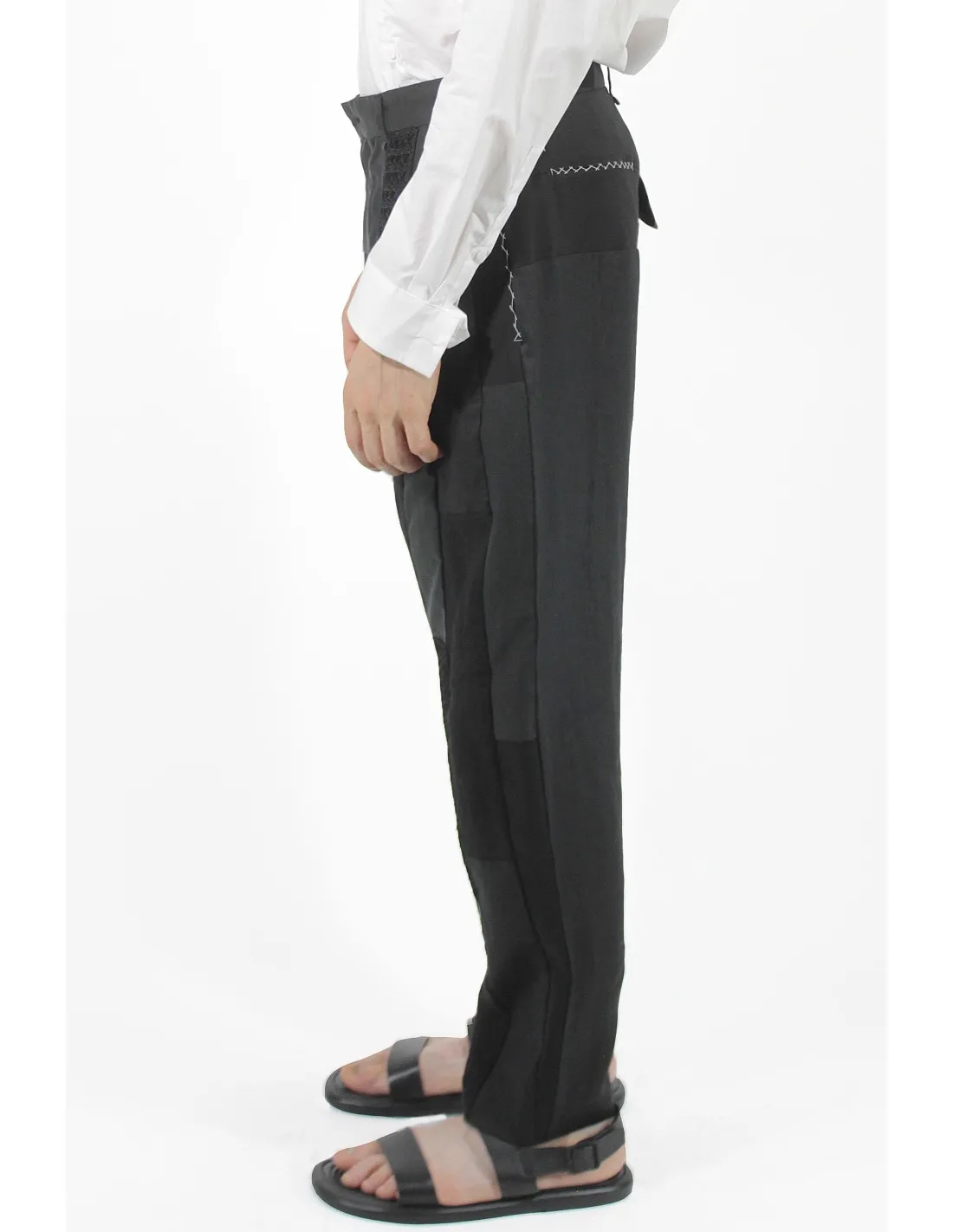   Patch Dark Pants 