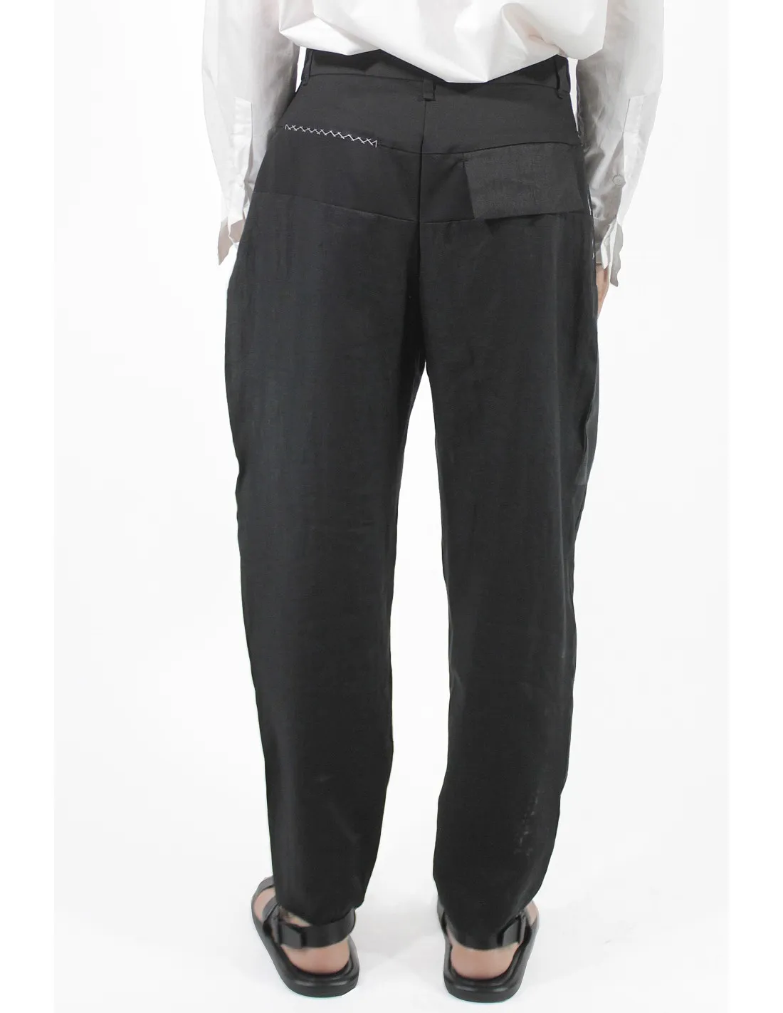   Patch Dark Pants 