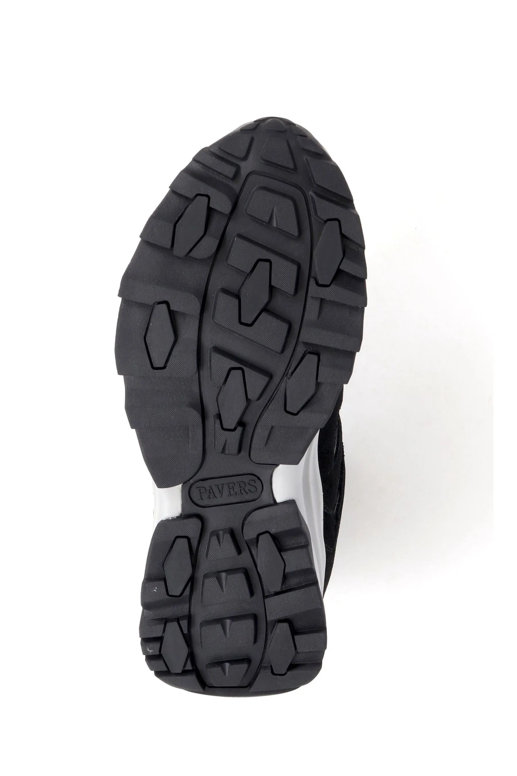 Pavers - Nero Pizzo in pelle - Scarpette da ginnastica