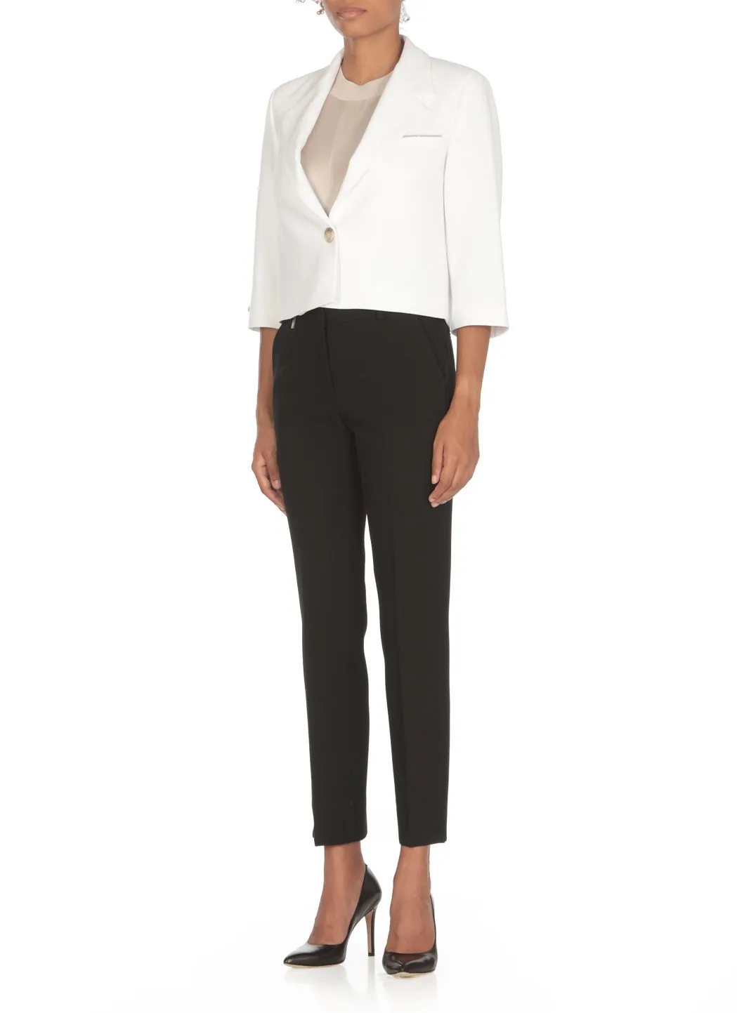  Peserico Blazer monopetto in viscosa 