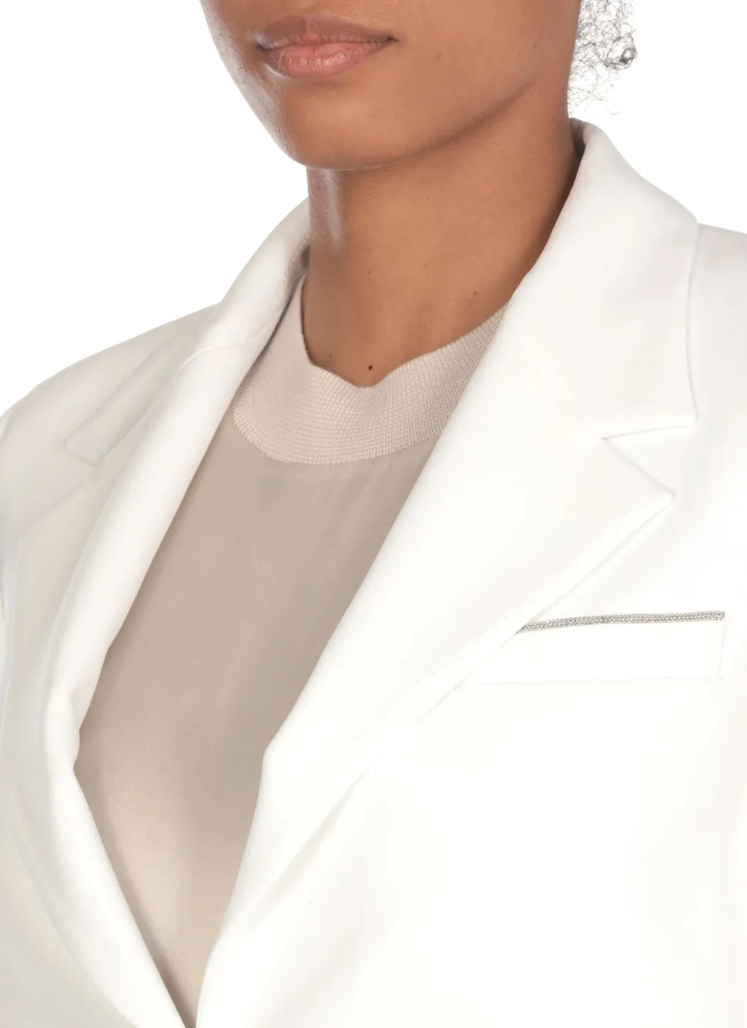  Peserico Blazer monopetto in viscosa 