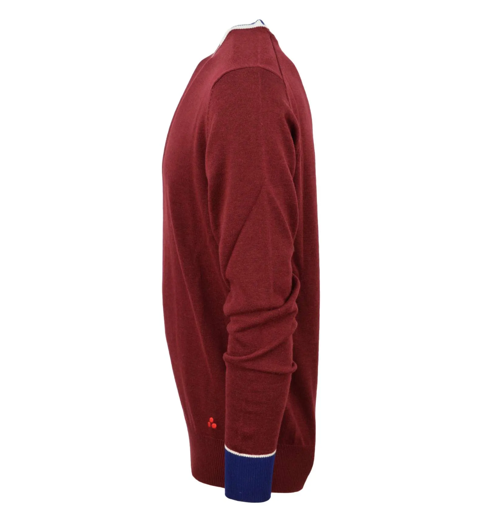 PEUTEREY uomo MARLON 01 035 maglia pullover slim fit misto lana rosso