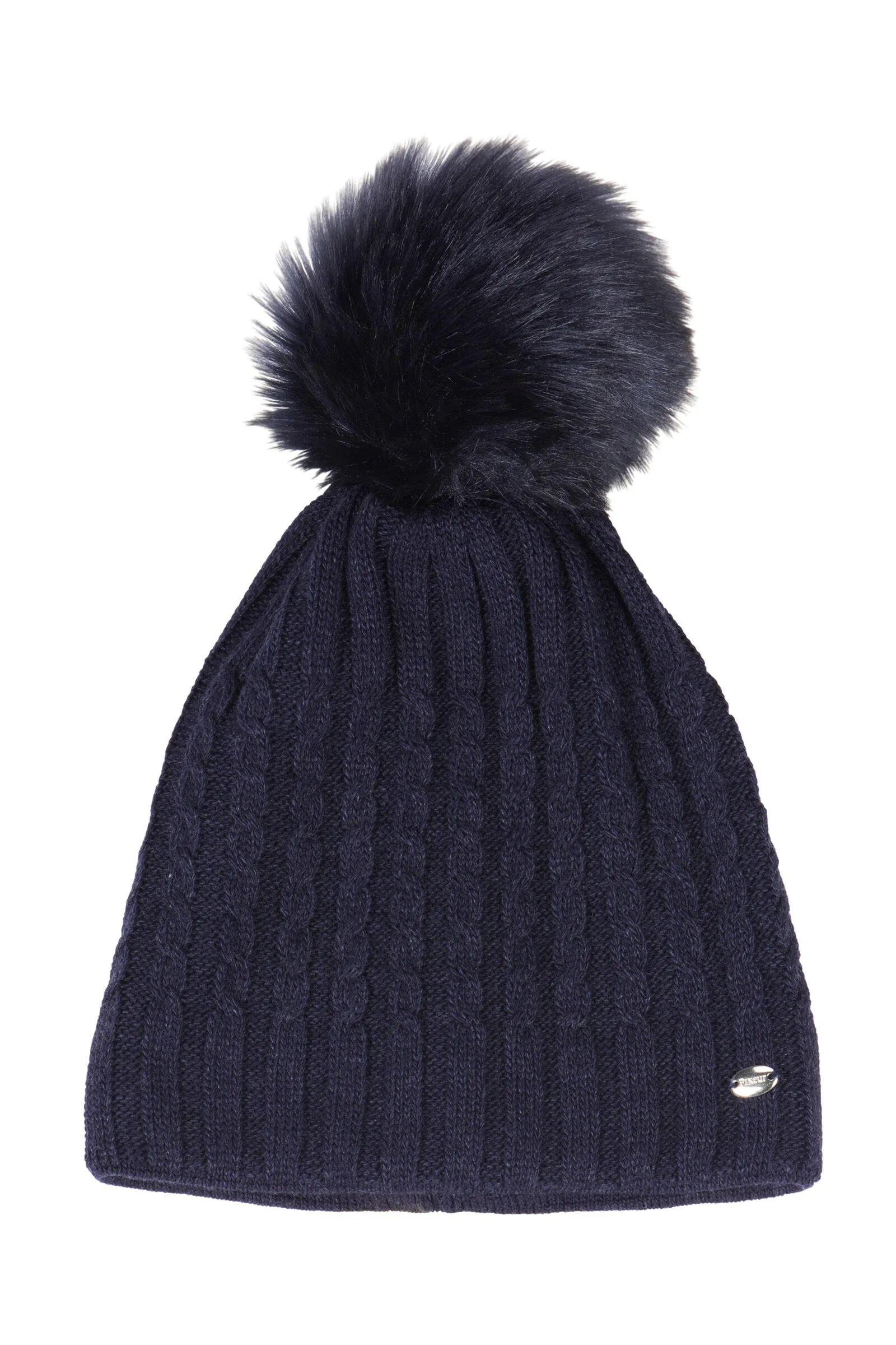 Pikeur Cappello con motivo a treccia e pompon