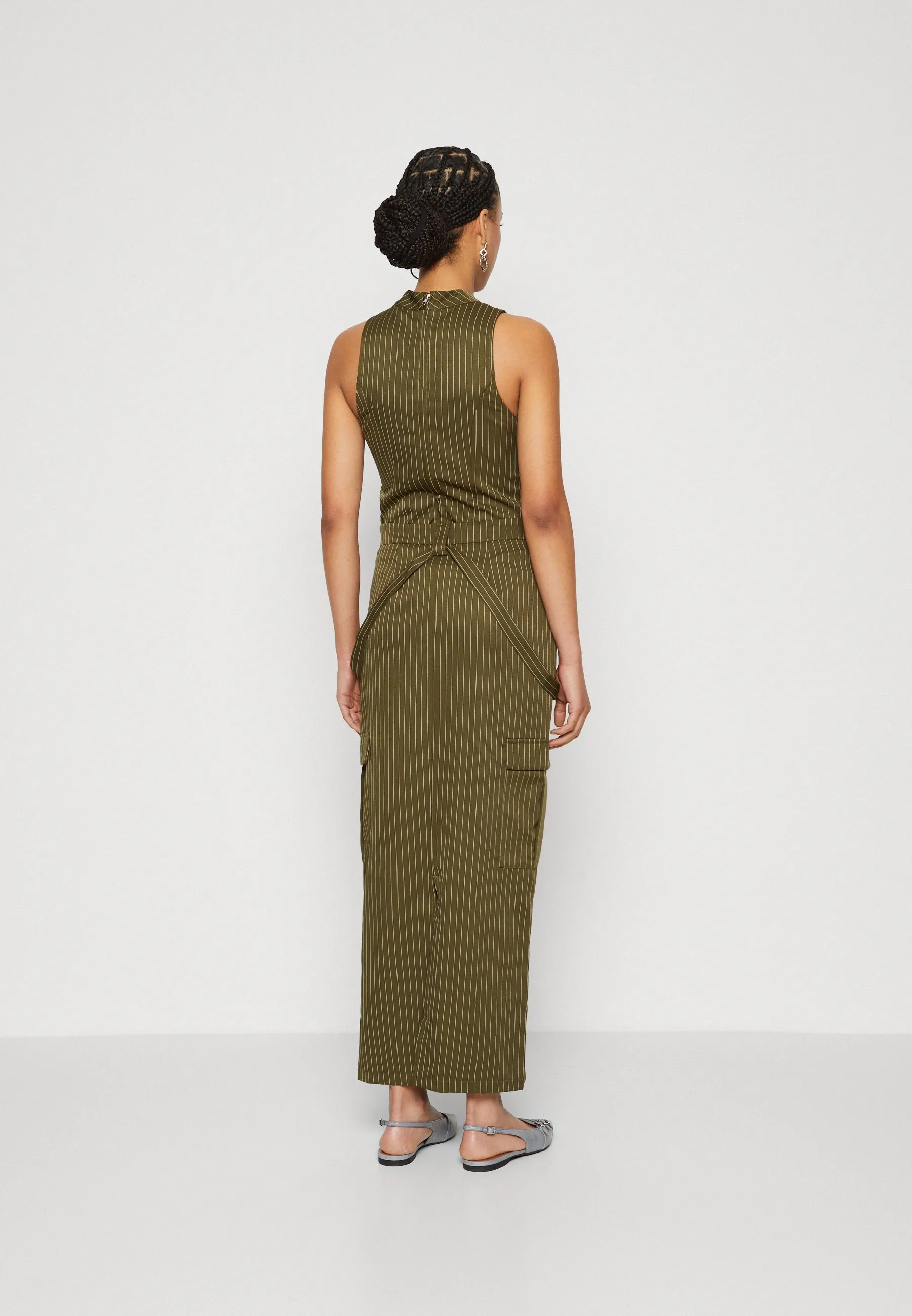 PINSTRIPE SKIRT - Gonna lunga