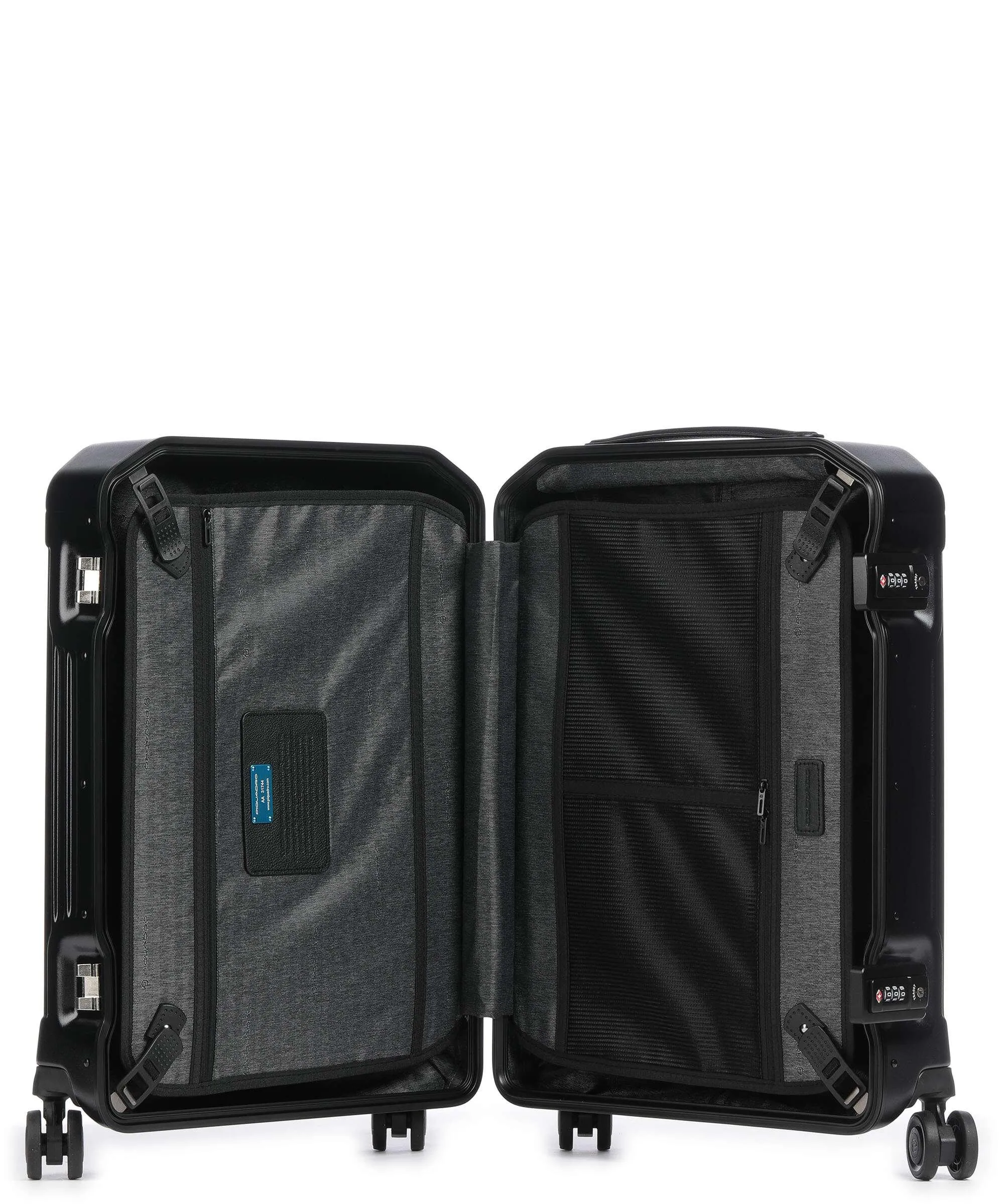  Piquadro PQLM Valigia trolley (4 ruote) nero 55 cm  