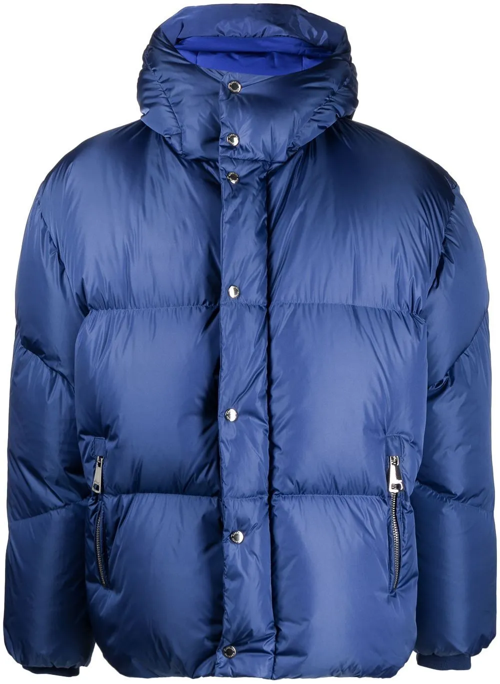 Piumino blu con bottoni-uomo