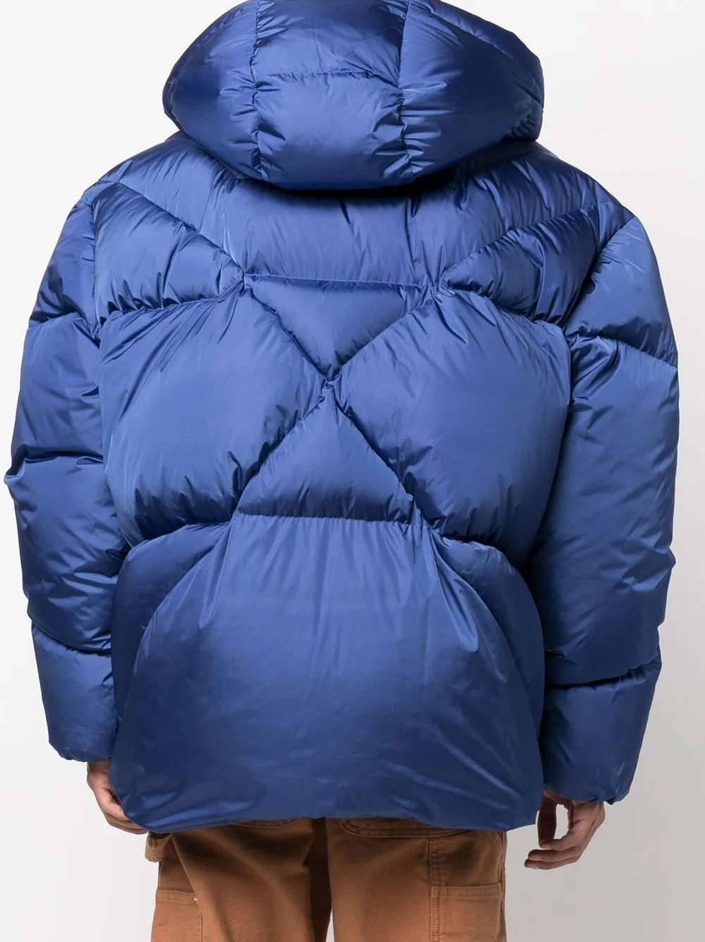 Piumino blu con bottoni-uomo