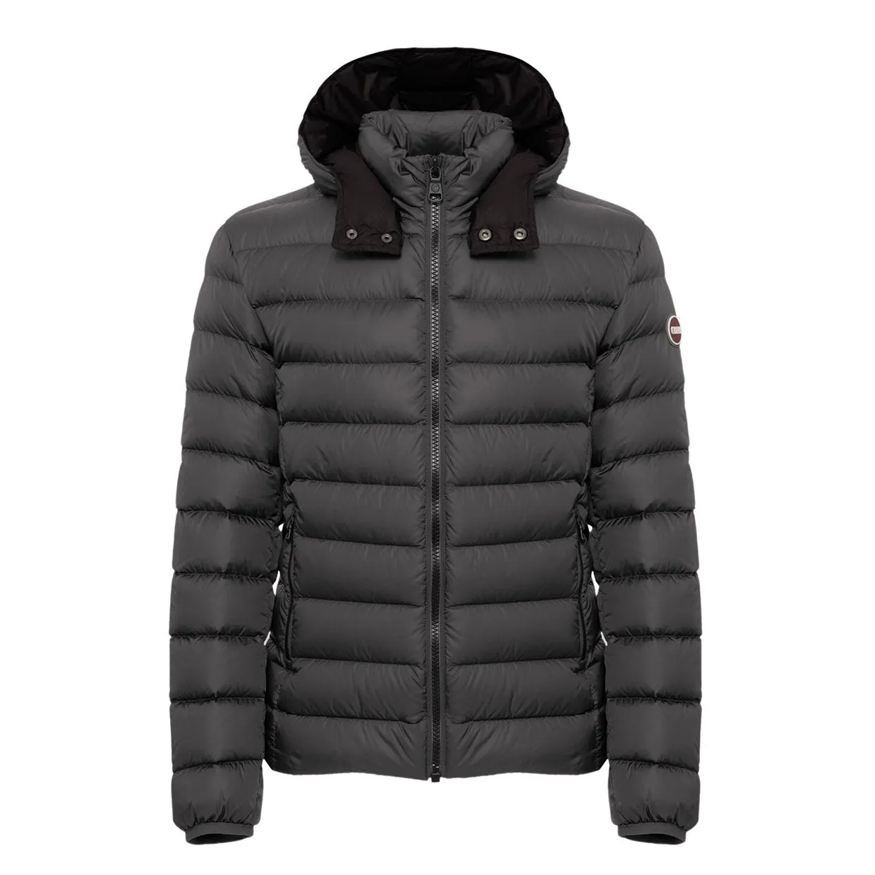 Piumino Colmar Cappuccio Staccabile Grigio / Nero