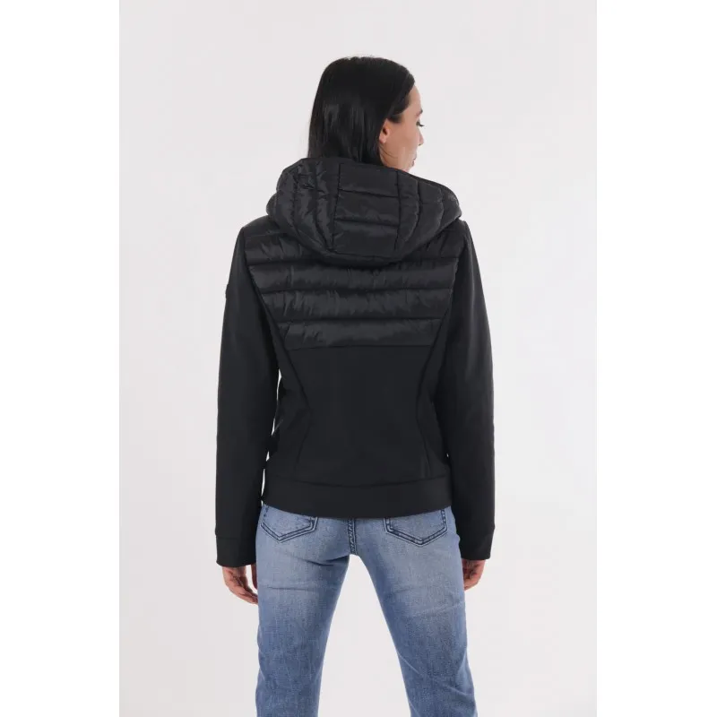 PIUMINO CON DETTAGLI IN NYLON