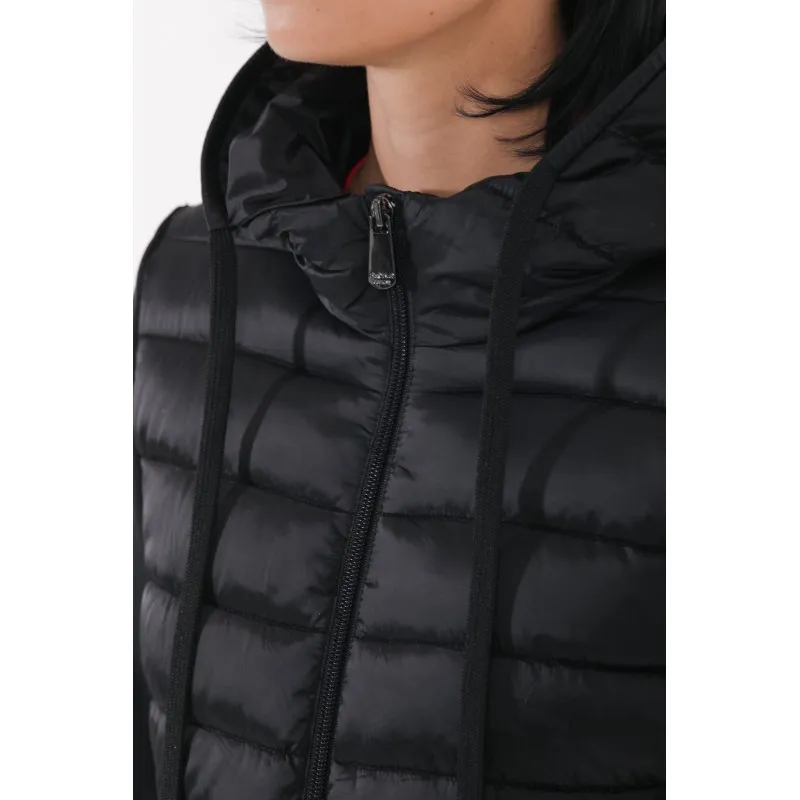 PIUMINO CON DETTAGLI IN NYLON