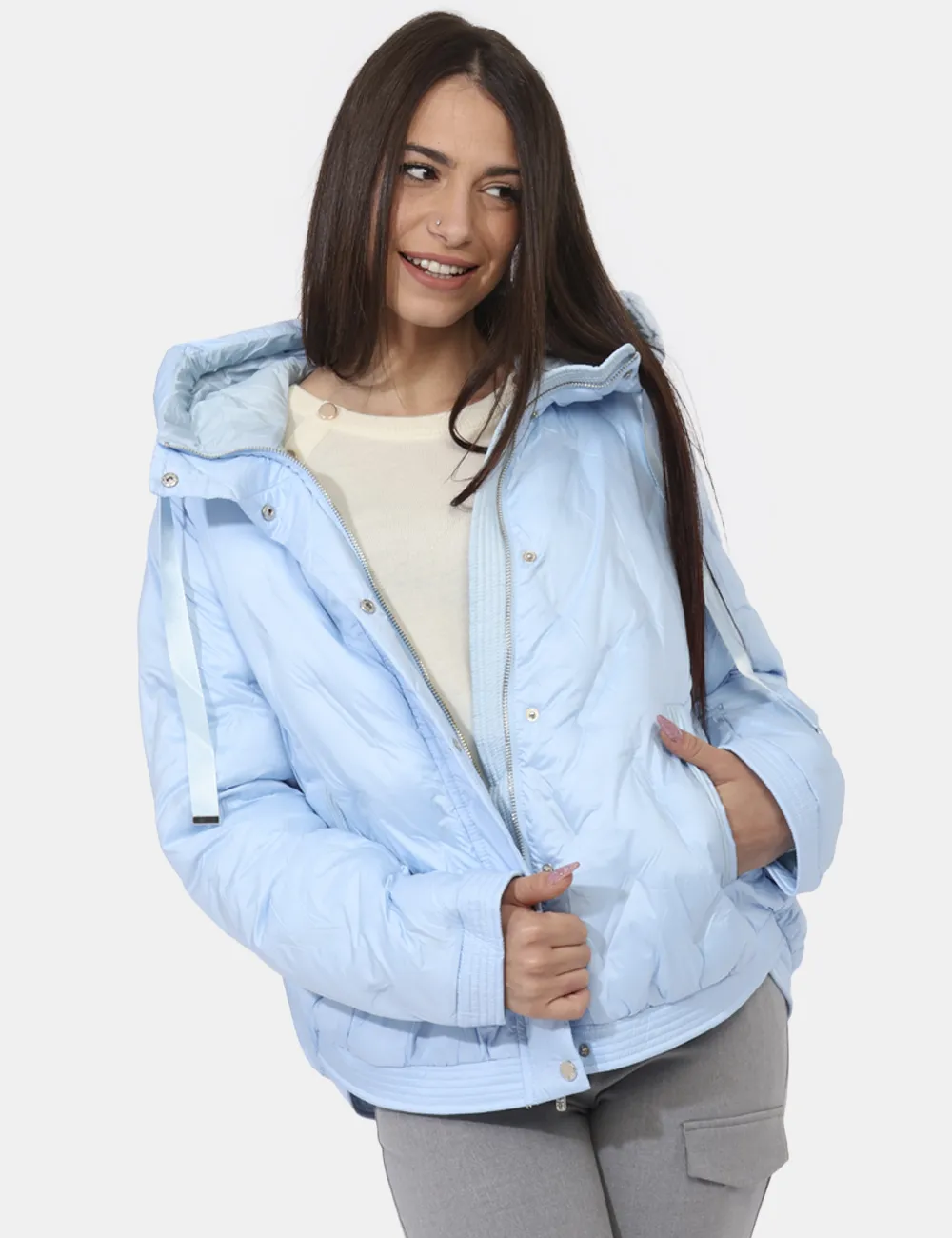 Piumino Fracomina Azzurro