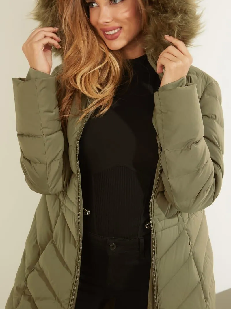 Piumino vera piuma d'oca guess